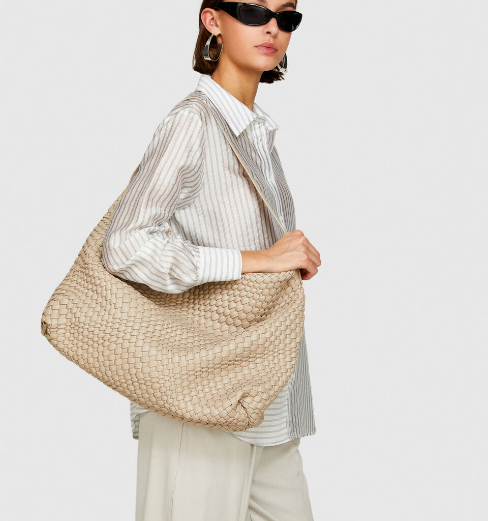 Woven bag - null - Beige | Sisley image number 3